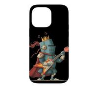 Custodia per iPhone 14 Pro Max Cavaliere a dondolo con chitarra elettrica per ragazzi e ragazze
