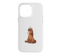 Custodia per iPhone 14 Pro Max Cavallo con uccellino blu