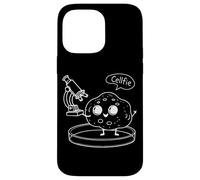 Custodia per iPhone 14 Pro Max Cellfie Line Art Cell Meme Scienza Biologia Divertente Lab