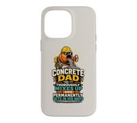 Custodia per iPhone 14 Pro Max Cement Mason Concrete Dad Humor