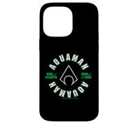 Custodia per iPhone 14 Pro Max Cerchio con logo Aquaman King of Atlantis Hero of the Seas