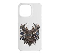 Custodia per iPhone 14 Pro Max Cervo vichingo Eikthyrnir vichinghi rune valhalla celti