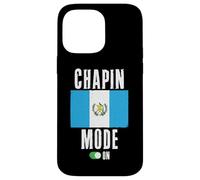 Custodia per iPhone 14 Pro Max Chapin Mode Guatemala Quetzal Antigua 502 Tikal Maya Atitlán