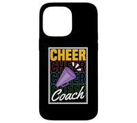 Custodia per iPhone 14 Pro Max Cheer Coach Cheerleader Divertente Cheerleader Fan Distressed