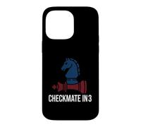 Custodia per iPhone 14 Pro Max Chess Checkmate In 3 Knight Defeats King