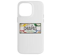 Custodia per iPhone 14 Pro Max Chiapas, Mexico License Plates Chiapas México