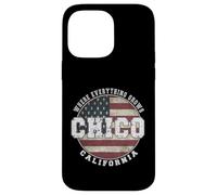 Custodia per iPhone 14 Pro Max Chico California, Vintage bandiera americana