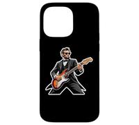 Custodia per iPhone 14 Pro Max Chitarra Rockin President American Independence Day USA Cool