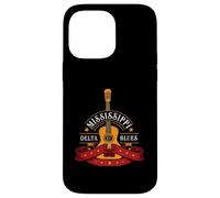 Custodia per iPhone 14 Pro Max Chitarrista blues o musica rock o Mississippi Delta Blues