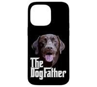 Custodia per iPhone 14 Pro Max Chocolate Lab Dad The Dog Father The Lab Padre Labrador Dad