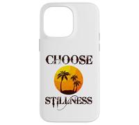 Custodia per iPhone 14 Pro Max Choose Stillness Meditation Yoga Mindfulness Mental Health