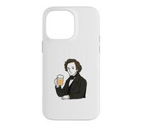 Custodia per iPhone 14 Pro Max Chopin Birra Pianista Musica Classica Umorismo Piano
