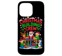 Custodia per iPhone 14 Pro Max Christmas Building Crew Costume Master Builder Block Xmas