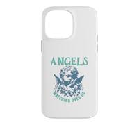 Custodia per iPhone 14 Pro Max Citazione protettiva spirituale degli angeli che guardano sopra di noi