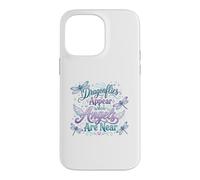 Custodia per iPhone 14 Pro Max Citazione spirituale della libellula Angelo Remembrance