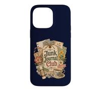 Custodia per iPhone 14 Pro Max Collage di carta vintage Junk Journal Club