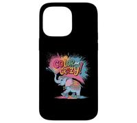 Custodia per iPhone 14 Pro Max Color Me Crazy Happy Holi Festival Colori India Indù Bambini