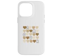 Custodia per iPhone 14 Pro Max Colore marrone chiaro Sell Out The Love Tan Graphic