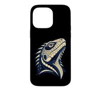 Custodia per iPhone 14 Pro Max Colorful Bearded Dragon Face Reptile Animal Lover
