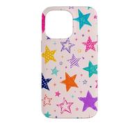Custodia per iPhone 14 Pro Max Colorful Vintage Star Doodle Aesthetic Cosmic Art