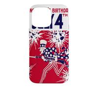 Custodia per iPhone 14 Pro Max Compleanno dello zio Sam 4 luglio