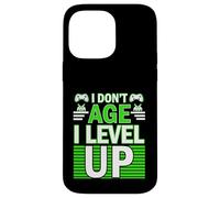 Custodia per iPhone 14 Pro Max Compleanno Umorismo Non invecchiare Livello Up Giocatore Compleanno