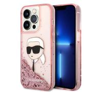 Karl Lagerfeld KLHCP14XLNKHCP - Custodia rigida per iPhone 14 Pro Max 6,7", colore: Rosa