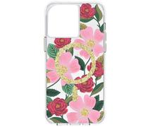 Custodia per iPhone 14 Pro Max con motivo floreale Roseraie antimicrobica