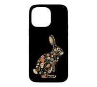 Custodia per iPhone 14 Pro Max Coniglio Floreale Botanico Bunny Amante Animali