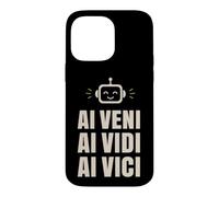 Custodia per iPhone 14 Pro Max Conquistatore tecnico robot AI Veni Vidi Vici