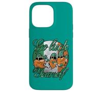 Custodia per iPhone 14 Pro Max Cool Green Gnomes Go Luck Yourself Shamrock St Patricks Day