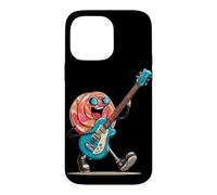 Custodia per iPhone 14 Pro Max Cool Lollipop Candy con occhiali da sole e Rock Guitar Costume