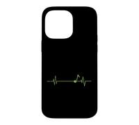 Custodia per iPhone 14 Pro Max Cool Music Notes Heartbeat