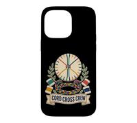 Custodia per iPhone 14 Pro Max CORD CROSS CREW Kumihimo Disco Intreccio Bobine