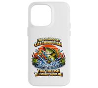 Custodia per iPhone 14 Pro Max Così buono catturare il pesce, il pesce racconta storie su di me