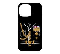 Custodia per iPhone 14 Pro Max Costume da ufficiale generale del dittatore militare per Halloween