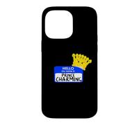 Custodia per iPhone 14 Pro Max costume di Halloween facile My Name Is PRINCE CHARMING Corona