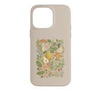 Custodia per iPhone 14 Pro Max Cottagecore Woodland Botanical Vintage Natura Foresta Flora