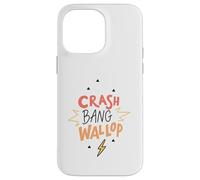 Custodia per iPhone 14 Pro Max Crash Bang Wallop Lightning Laugh Logo Stampa Frase