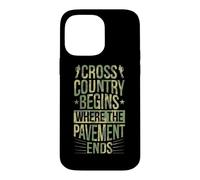 Custodia per iPhone 14 Pro Max Cross Country inizia dove finisce il marciapiede