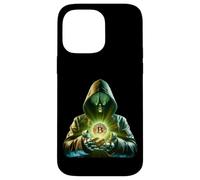 Custodia per iPhone 14 Pro Max Crypto Hooded Mage Digital Coin Energy