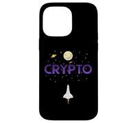Custodia per iPhone 14 Pro Max Cryptocurrency Space Rocket Crypto Go Up Only In Crypto