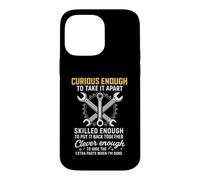 Custodia per iPhone 14 Pro Max Curious Enough To Take It Apart Hide Extra Parts Funny Quote