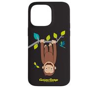 Custodia per iPhone 14 Pro Max Curious George Spring Hang Time Adventure