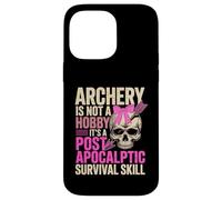 Custodia per iPhone 14 Pro Max Cute Archery Girl Not A Hobby It's Post Apocalyptic Skill