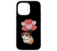 Custodia per iPhone 14 Pro Max Cute Girls Womens Kids Valentines Day Heart Guinea Pig Lover