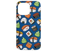 Custodia per iPhone 14 Pro Max Cute Kawaii Kids Womens Girls Cartoon Pattern Sushi Lover