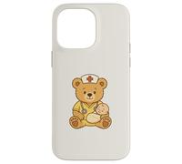 Custodia per iPhone 14 Pro Max Cute NICU Nurse Teddy Bear Students Neonatal Care Unit Staff