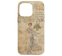 Custodia per iPhone 14 Pro Max Cute Vintage Wild Flower Motif Antique Fairycore Aesthetic