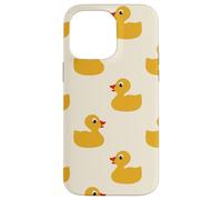 Custodia per iPhone 14 Pro Max Cute Yellow Rubber Duck Little Bath Toy Black